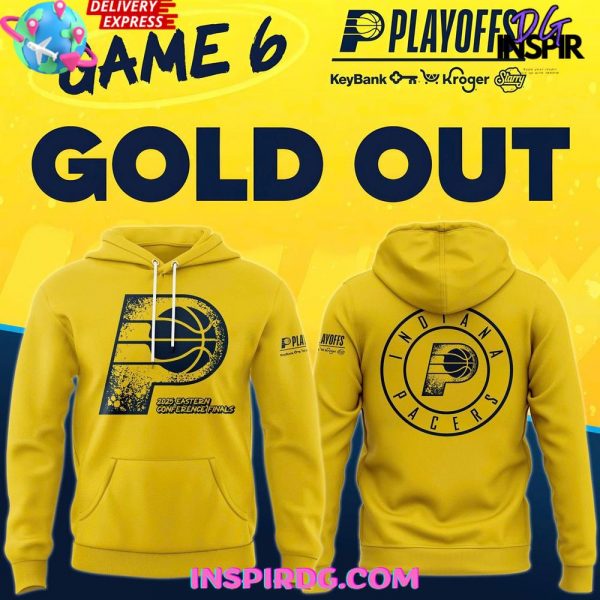 Indiana Pacers 2025 Eastern Conference Finals Gold Out Edition Shirt Collection