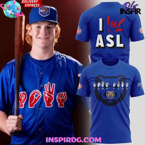 Iowa Cubs ASL American Sign Language T-Shirt
