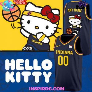 Hello Kitty Indiana Hoops Personalized Basketball Jersey