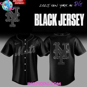 New York Mets Midnight City Blackout Limited Jersey