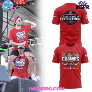 Florida Panthers Fanatics Back-To-Back Stanley Cup Champions 2025 T-Shirt