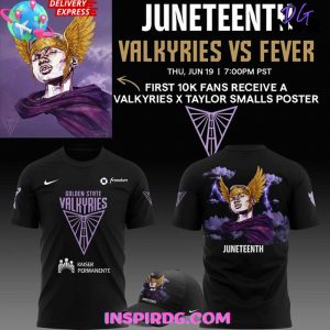 Golden State Valkyries x Juneteenth 2025 Special T-Shirt