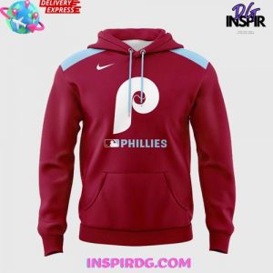 Philadelphia Phillies Old Logo Special Edition Red Hoodie