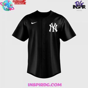 New York Yankees Lights Out Black Special Baseball Jersey