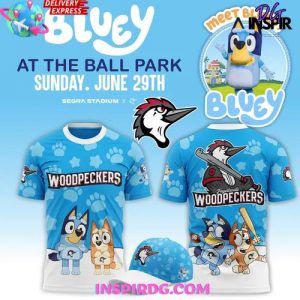 Fayetteville Woodpeckers x Bluey Game Day Limited T-Shirt