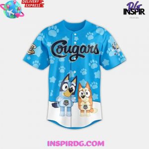 Kane County Cougars x Bluey Custom Baseball Jersey