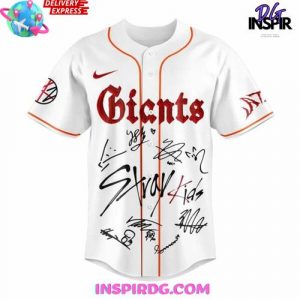 Stray Kids x San Francisco Giants Dominate World Tour Flame Edition Jersey