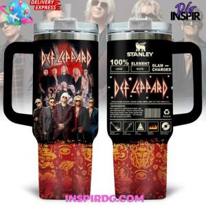 Def Leppard Glam Charged Limited Stanley Tumbler