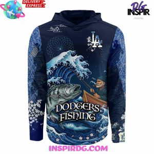 Los Angeles Dodgers x Wave Hunter Fishing Limited Hoodie