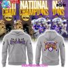 LSU Tigers 8X College World Series Champions 2025 Gray Edition Hoodie