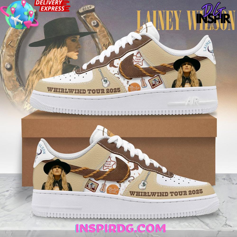 Lainey Wilson Whirlwind Tour 2025 Limited Edition Air Force 1 Lainey Wilson Whirlwind Tour 2025 Limited Edition Air Force 1