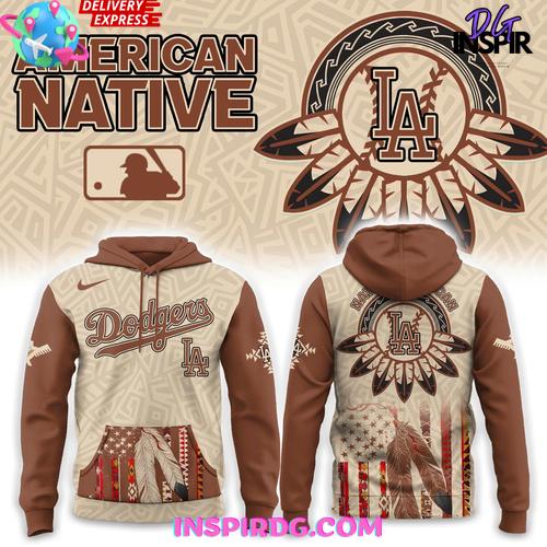 Los Angeles Dodgers Native American Heritage Honor 2025 Edition Hoodie