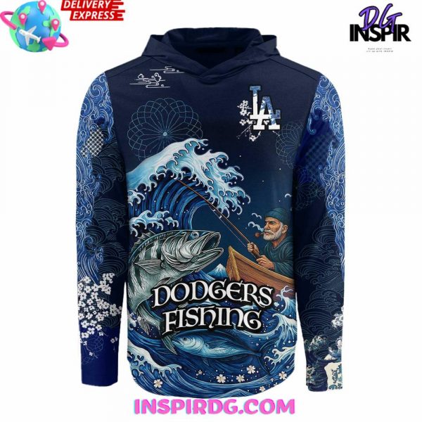 Los Angeles Dodgers x Wave Hunter Fishing Limited Hoodie