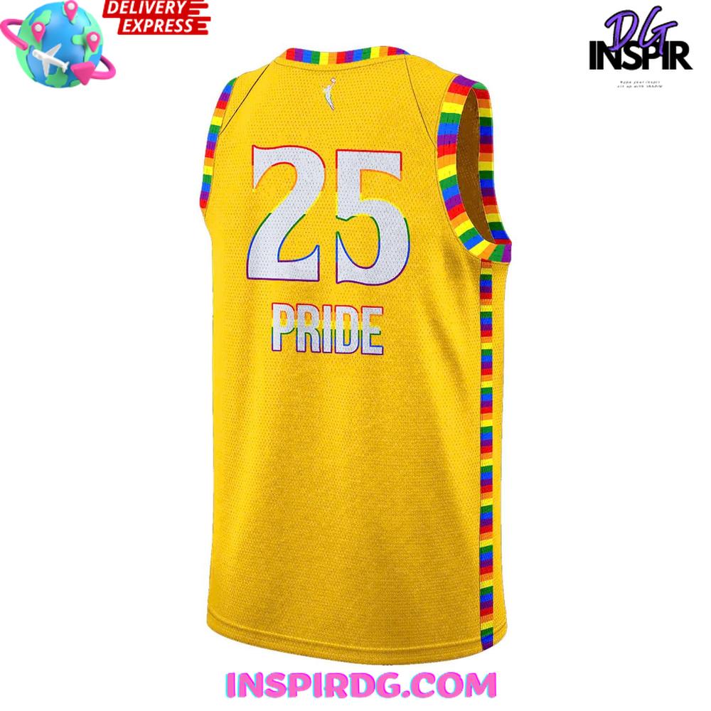 Los Angeles Sparks Celebrating Pride Night 2025 Basketball Jersey Los Angeles Sparks Celebrating Pride Night 2025 Basketball Jersey
