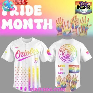 2025 Baltimore Orioles Pride Month Special Baseball Jersey