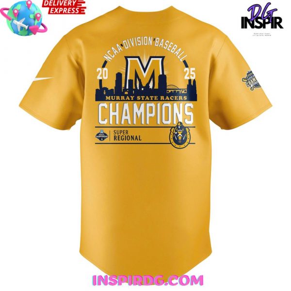 Murray State Racers 2025 Super Regional Champions Yellow Jersey