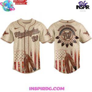 Washington Nationals Native American Heritage Honor 2025 Edition Baseball Jersey