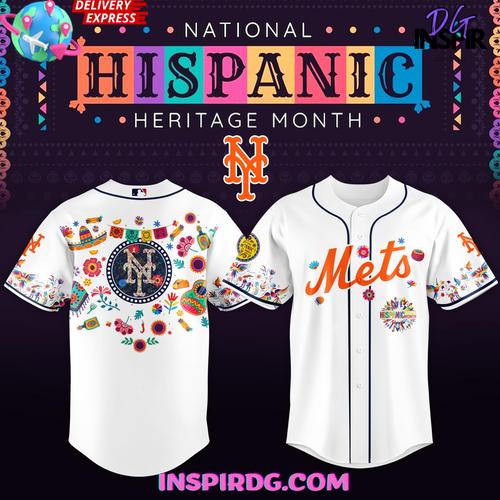 New York Mets National Hispanic Heritage Month 2025 Baseball Jersey
