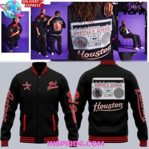DJ Screw Chopped N’ Screwed Houston Astros Edition Varsity Jacket