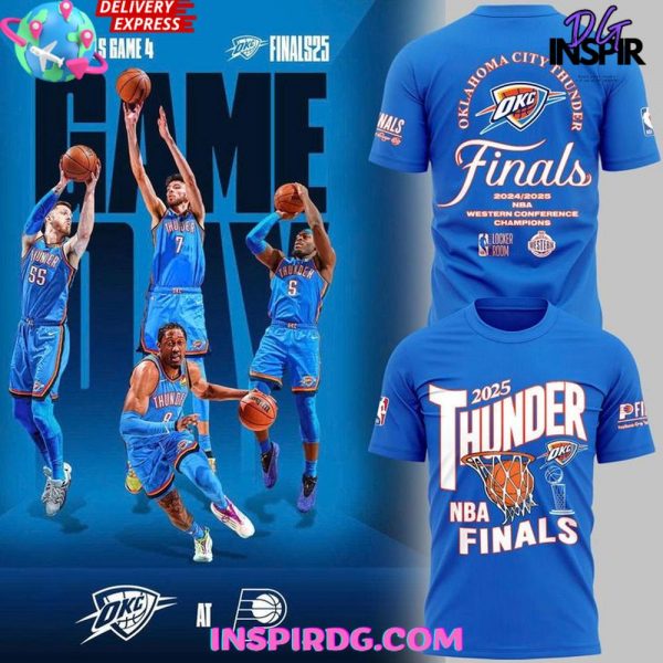 Oklahoma City Thunder 2025 NBA Finals Special T-Shirt