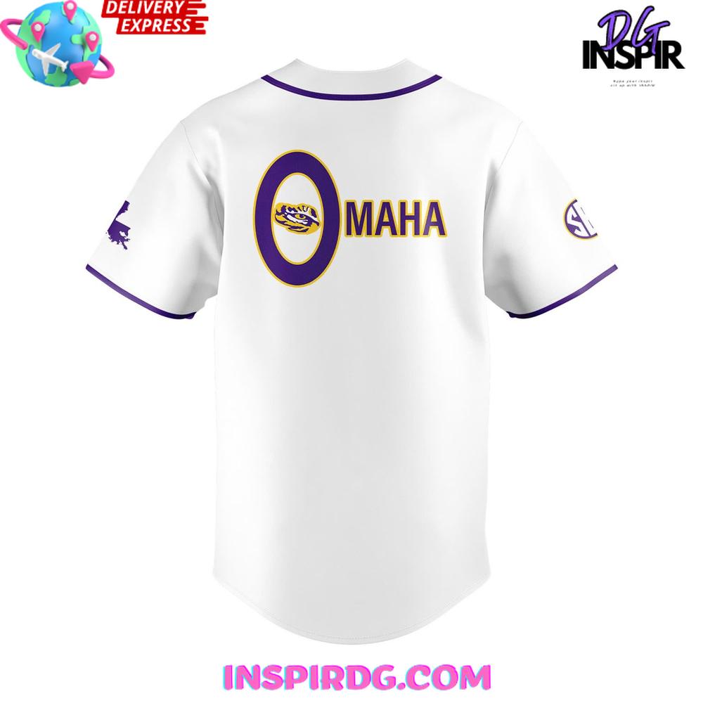 Omaha Men's College World Series OSU Tigers Baseball Jersey Omaha Men's College World Series OSU Tigers Baseball Jersey