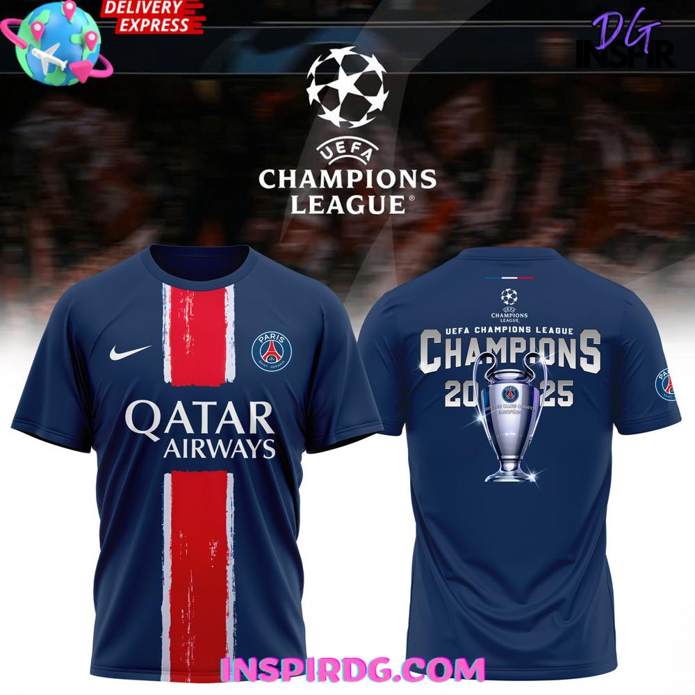 Paris Saint-Germain UEFA Champions League 2025 T-Shirt