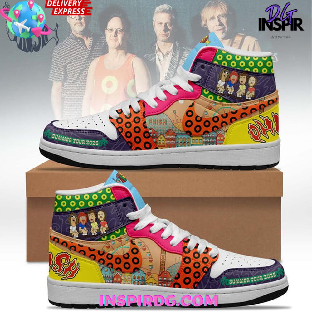 Phish Summer Tour 2025 Limited Nike Air Jordan 1 Phish Summer Tour 2025 Limited Nike Air Jordan 1