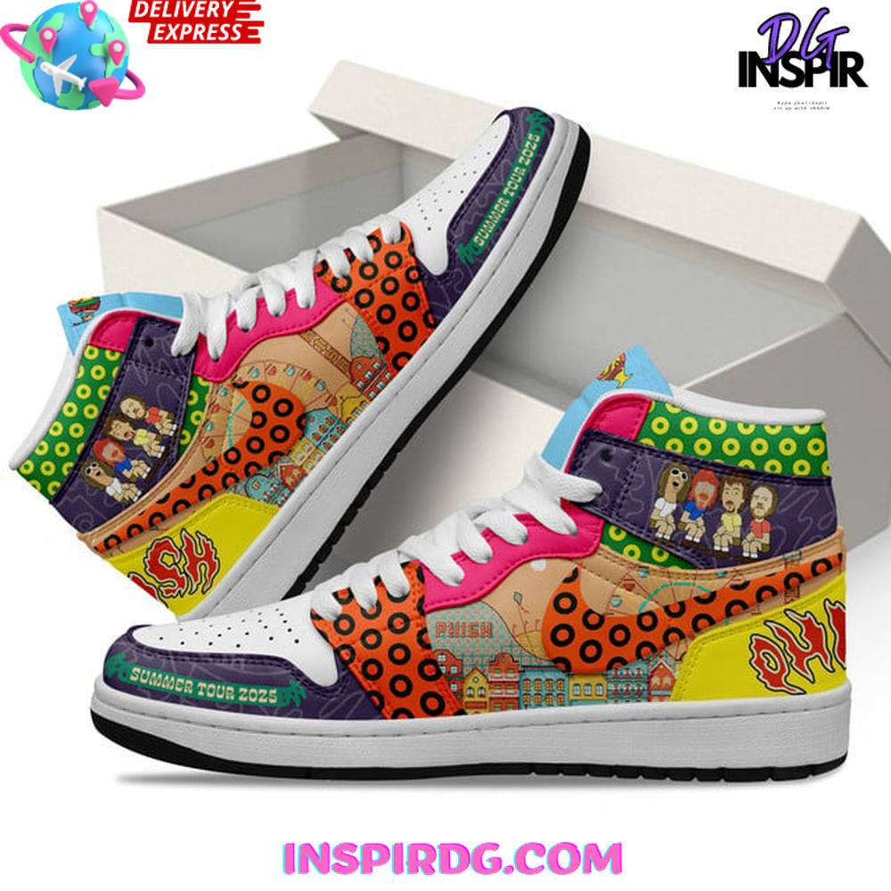 Phish Summer Tour 2025 Limited Nike Air Jordan 1 Phish Summer Tour 2025 Limited Nike Air Jordan 1