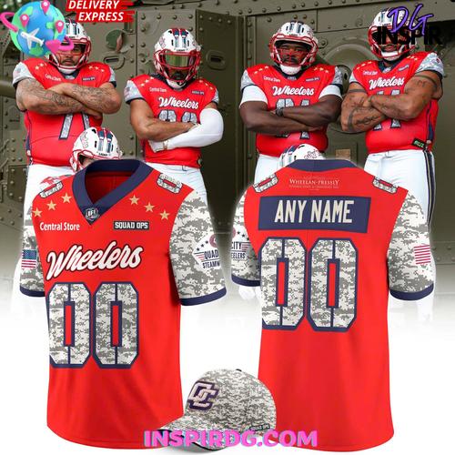 Quad City Steamwheelers Military Appreciation 2025 Football Jersey