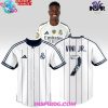 Real Madrid Vini Jr. #7 Pinstripe Edition Baseball Jersey