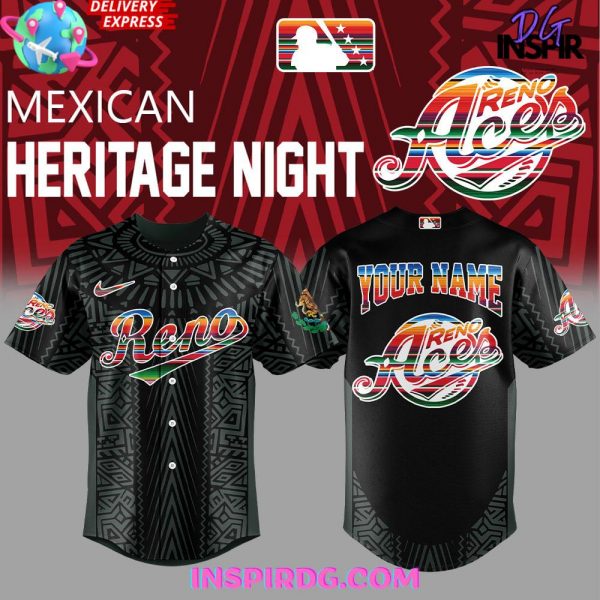 RENO ACES MEXICAN HERITAGE NIGHT 2025 BASEBALL JERSEY