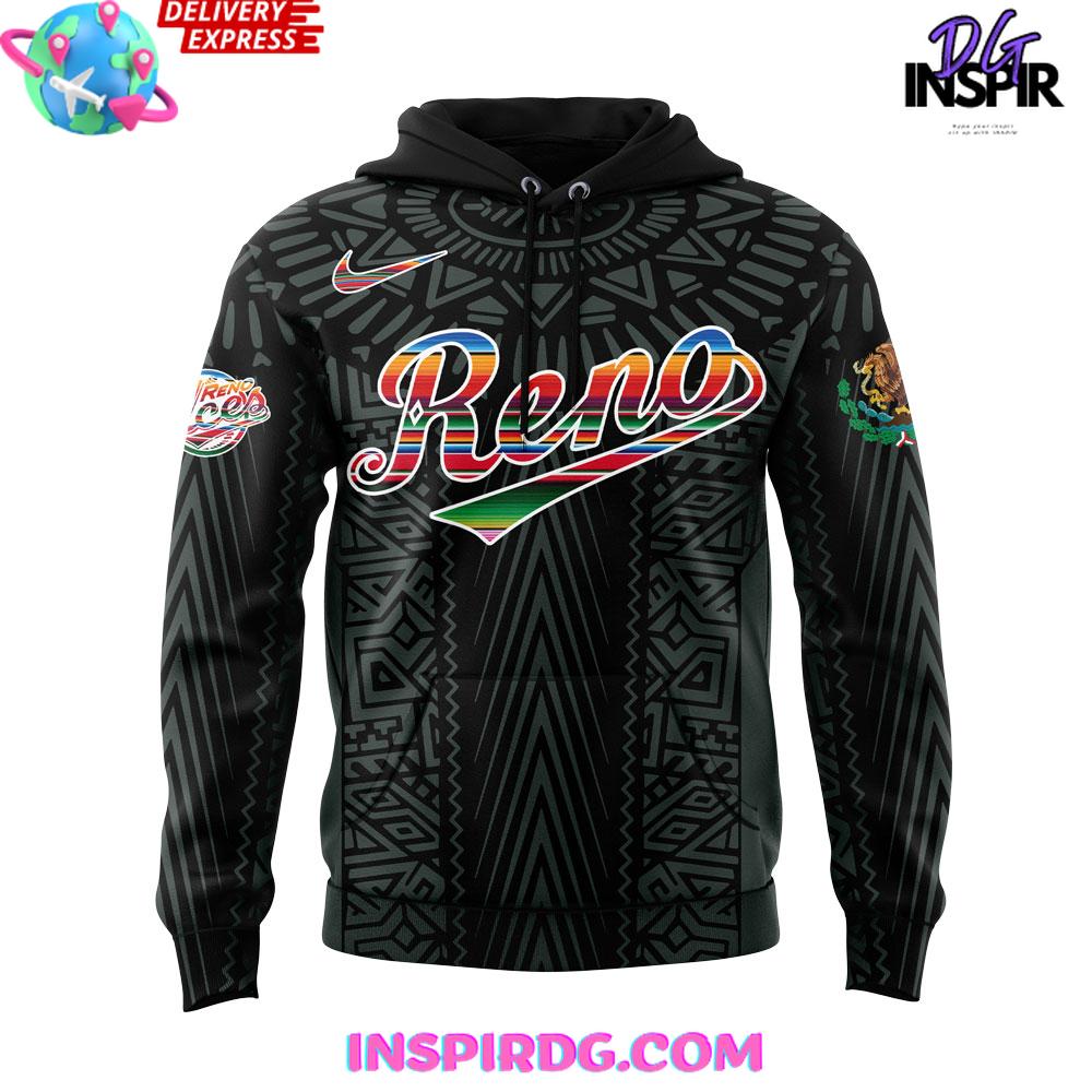 Reno Aces Mexican Heritage Night 2025 Black Hoodie Reno Aces Mexican Heritage Night 2025 Black Hoodie