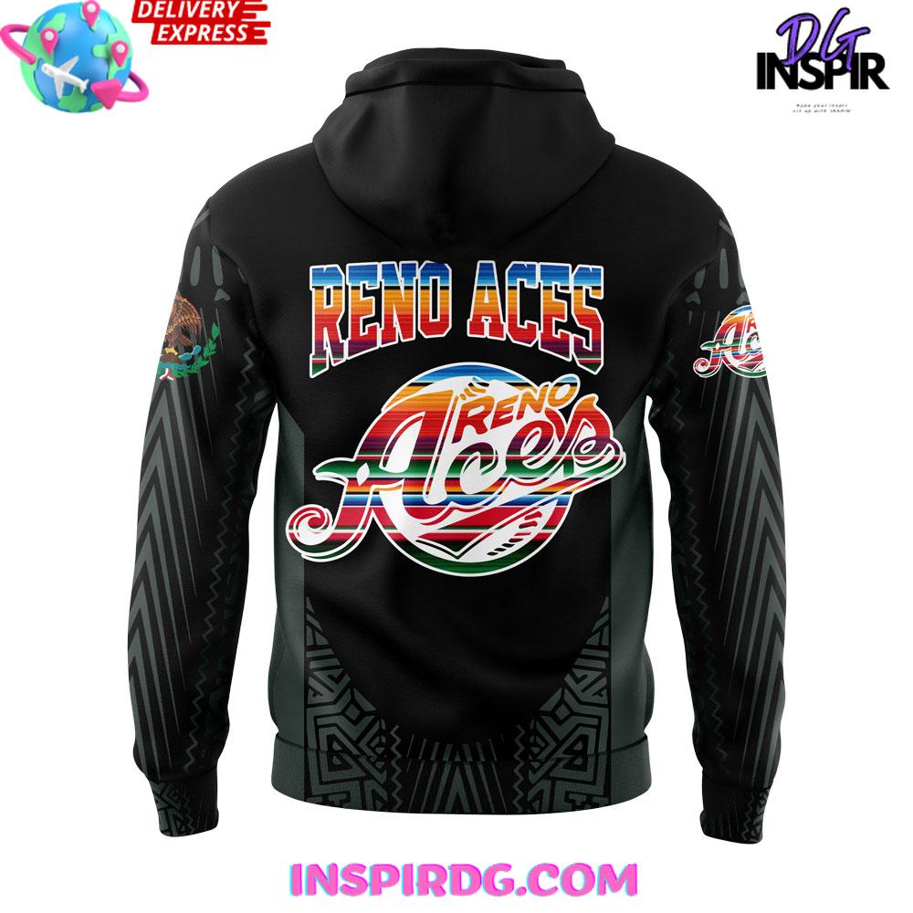 Reno Aces Mexican Heritage Night 2025 Black Hoodie Reno Aces Mexican Heritage Night 2025 Black Hoodie