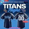 Rocket City Trash Panda x Tennessee Titans Night Edition Baseball Jersey