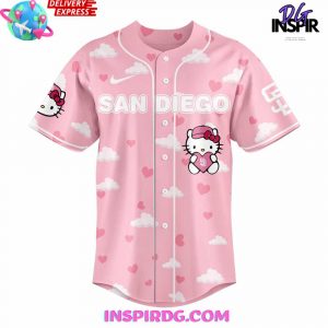 San Diego Padres Hello Kitty Night Plush Edition Baseball Jersey
