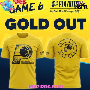 Indiana Pacers 2025 Eastern Conference Finals Gold Out Edition Shirt Collection