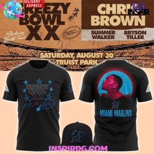 Miami Marlins 2025 BREEZY BOWL XX Concert T-shirt