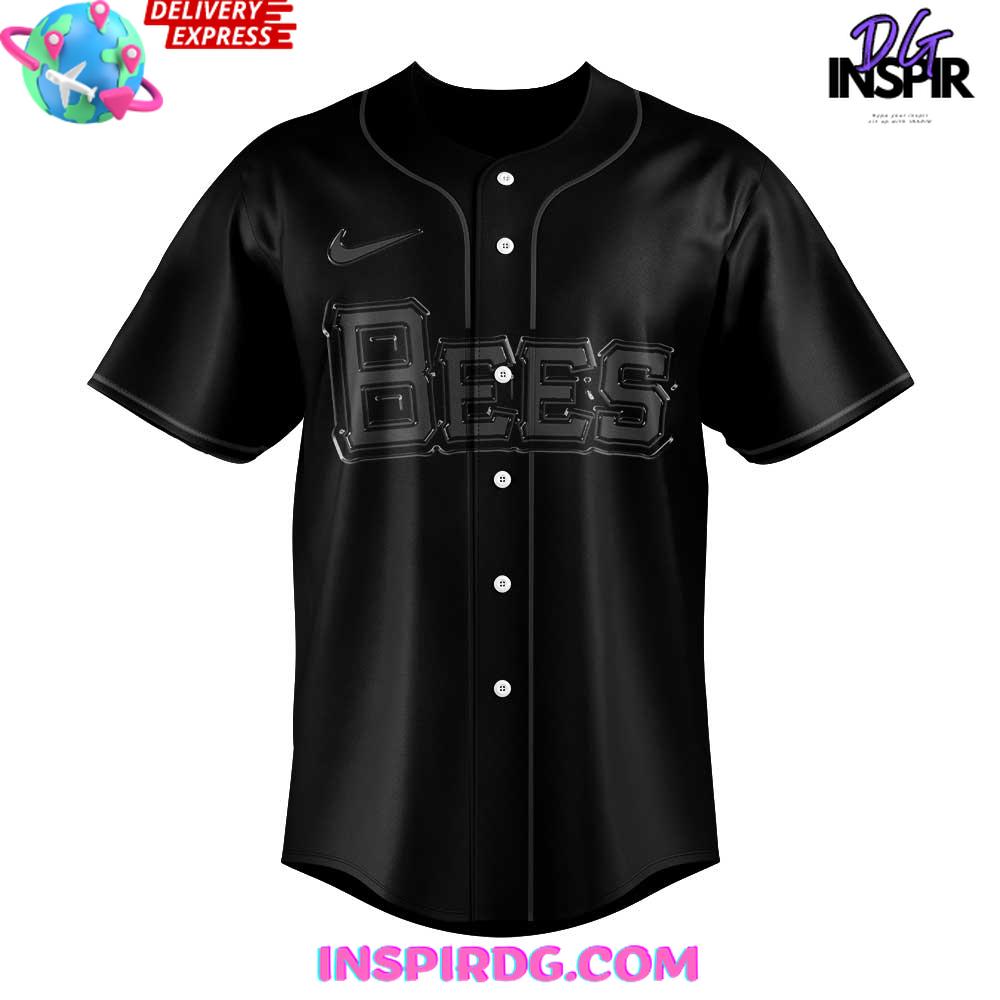 Salt Lake Bees “Back In Black” 2025 Special Edition Baseball Jersey Salt Lake Bees “Back In Black” 2025 Special Edition Baseball Jersey