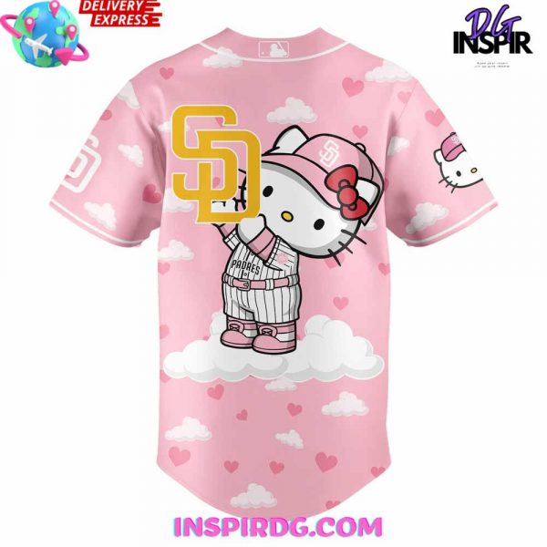 San Diego Padres Hello Kitty Night Plush Edition Baseball Jersey