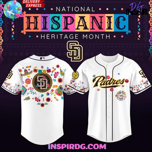 San Diego Padres National Hispanic Heritage Month 2025 Baseball Jersey 