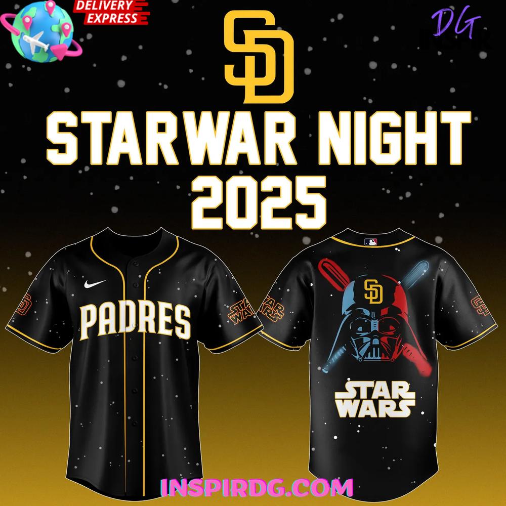 San Diego Padres x Star Wars Night 2025 Baseball Jersey 