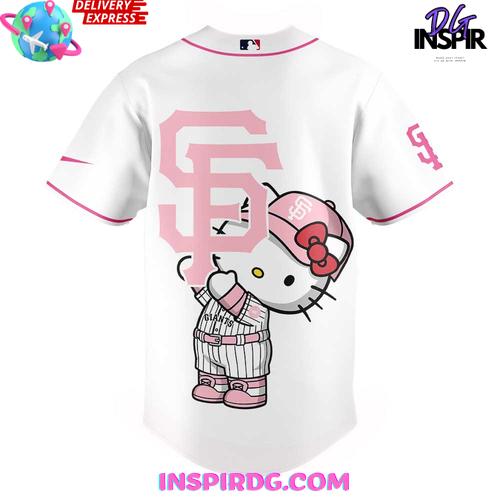 San Francisco Giants x Hello Kitty Pink Game Day Limited Jersey San Francisco Giants x Hello Kitty Pink Game Day Limited Jersey