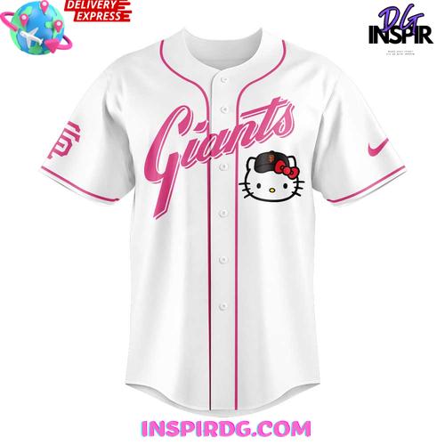 San Francisco Giants x Hello Kitty Special White Jersey San Francisco Giants x Hello Kitty Special White Jersey