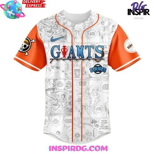 San Francisco Giants x One Piece Grand Line Game Day Jersey San Francisco Giants x One Piece Grand Line Game Day Jersey