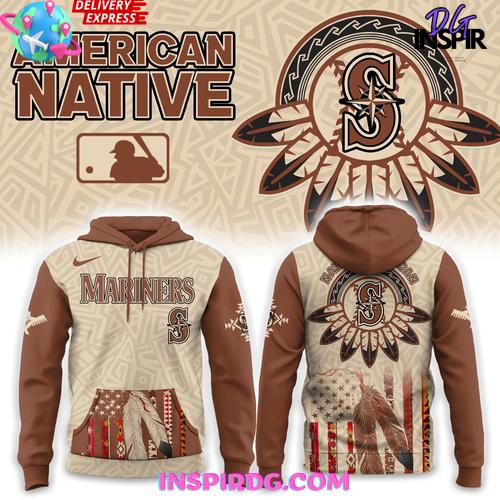 Seattle Mariners Native American Heritage Honor 2025 Special Hoodie Seattle Mariners Native American Heritage Honor 2025 Special Hoodie