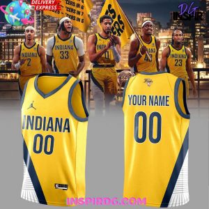 Indiana Pacers Statement 2025 Jordan Dri-FIT NBA Swingman Jersey