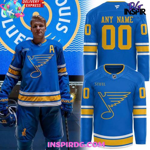 St.?Louis Blues   Custom Hockey Jersey