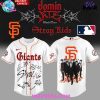 San Francisco Giants Shadow City Blackout Baseball Jersey