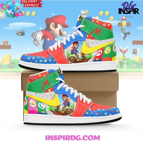 Super Mario Power-Up Adventure Nike Air Jordan 1 Super Mario Power-Up Adventure Nike Air Jordan 1