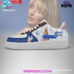 Sabrina Carpenter Short n’ Sweet Blue Nike Air Force 1